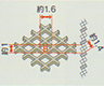 スチールメッシュ 拡大イラスト